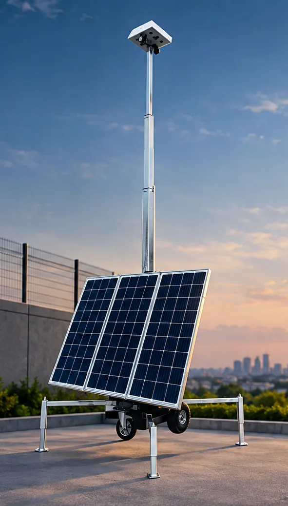 Quantum CCTV Solar Tower